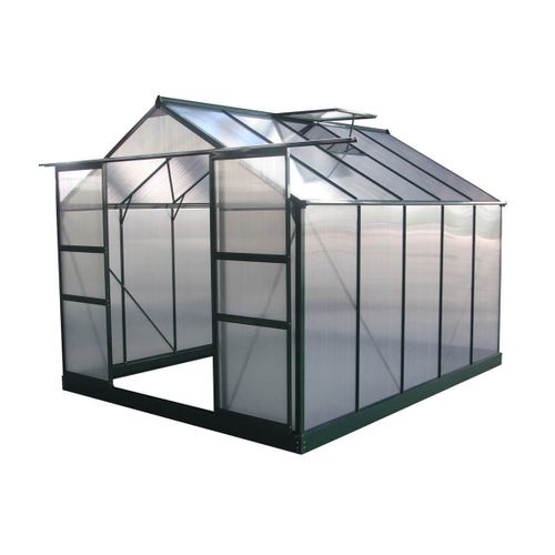Serre Jardin Polycarbonate Dahlia Vert Sapin 7,67 M²