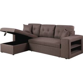 Canapé D'angle Convertible/Réversible Axel - 3 Places - Taupe