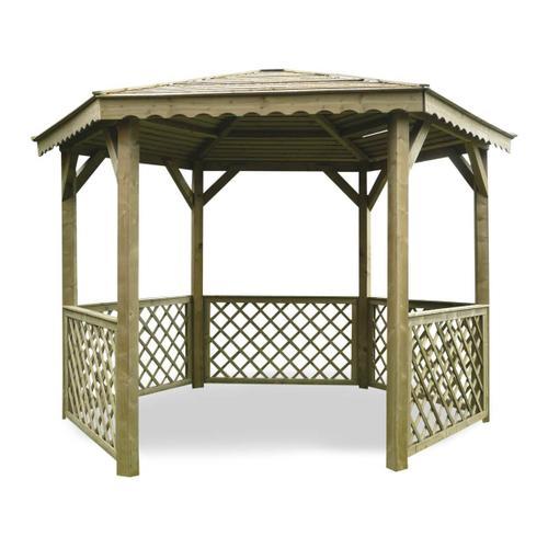 Kiosque En Bois "Pavilion" - 6.68 M² - 3.15 X 2.57 X 2.56 M - 16 Mm