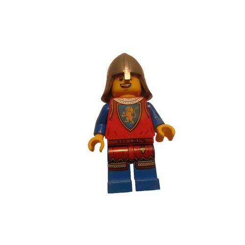 Lego Lion Knight - Male, Flat Silver Neck Protector (Cas563)