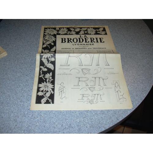 La Broderie Lyonnaise " N°1241" Juillet 1965 (67e Année)