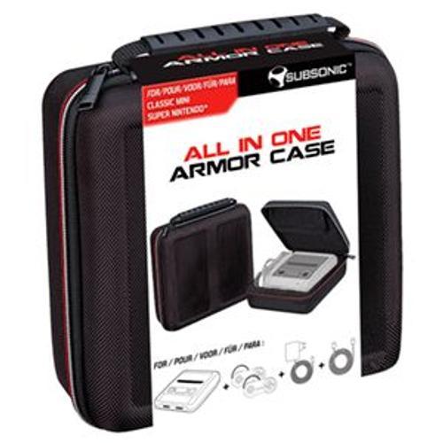 All In One Armor Case Subsonic - Classic Mini Super Nintendo - Boitier De Rangement & Voyage Pour Console Jeu Vidéo