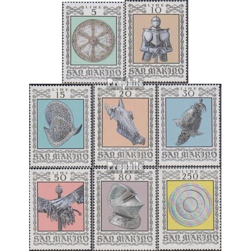 San Marin 1059-1066 (Édition Complète) Neuf 1973 Vieux Armes Et Rüstungen
