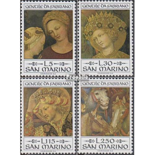 San Marin 1055-1058 (Complète Edition) Neuf Avec Gomme Originale 1973 Peintures