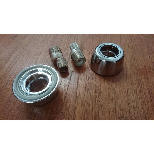 Raccord S à rosace GROHE 12 058 045- 15x21- 20x57 mâle chromé