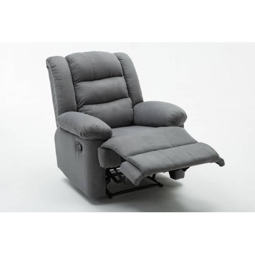 Fauteuil Relax Buckingham - 85 X 93 X 100 Cm - Gris Clair