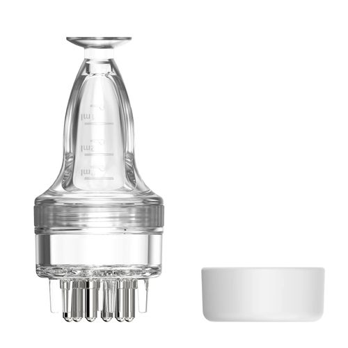 Transparent - Mini Peigne Applicateur De Cuir Chevelu, Outil De Soin Du Cuir Chevelu, Massage Portable, Huile Essentielle, Masseur De Guidage Liquide, Anti-Chute De Cheveux, 1 Pièce 