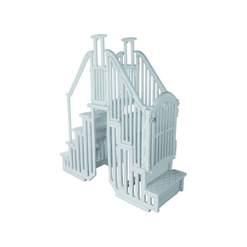 Escalier double pour piscine