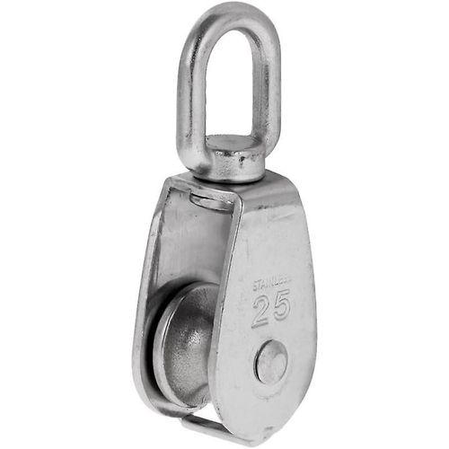 Réa Simple Avec Pivot Robuste En Acier Inoxydable M25