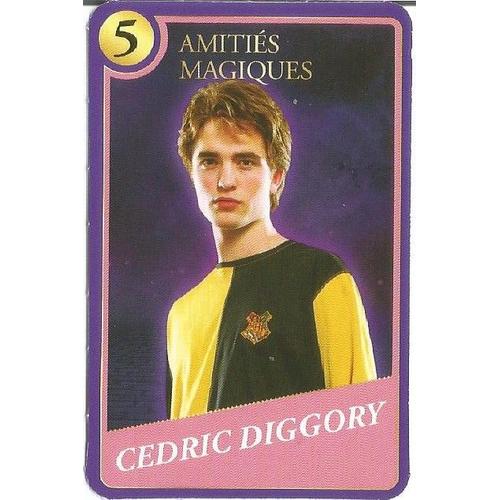 Carte Harry Potter - Moments Magiques - 5 - Amitiés Magiques - Cédric Diggory - Magasin U 2023