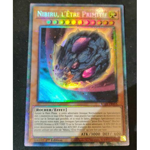 Yu Gi Oh Ra01 Fr015 Nibiru L Être Primitif Collector Rare