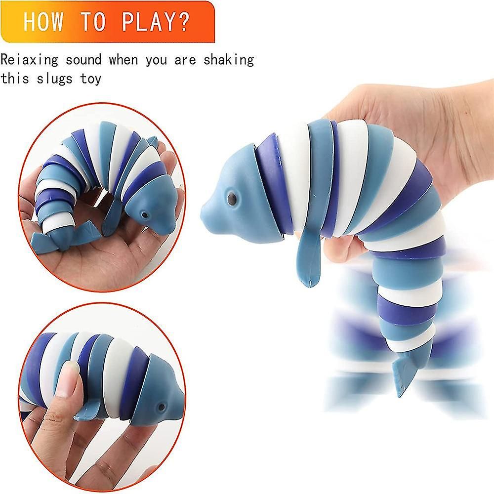 Jouet 3d En Forme De Requin, Sceau De Dauphin, Limace, Fidge... - 3