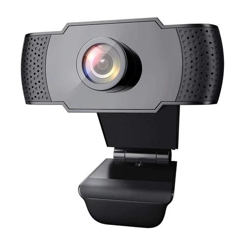 Webcam 1080p avec microphone, correction automatique de la lumière, Plug And Play