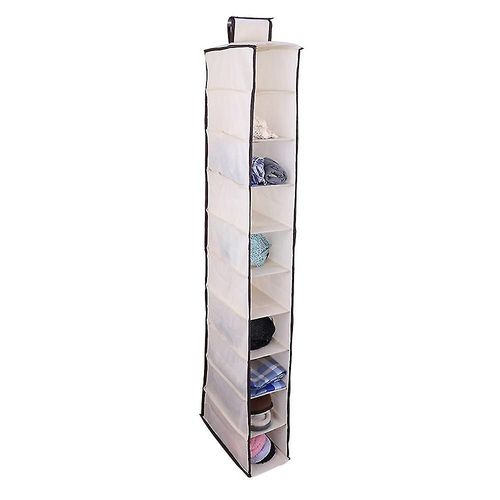 10 niveaux cintre armoire suspendus sac de rangement étagère chaussures boîte vêtements organisateur boîtes