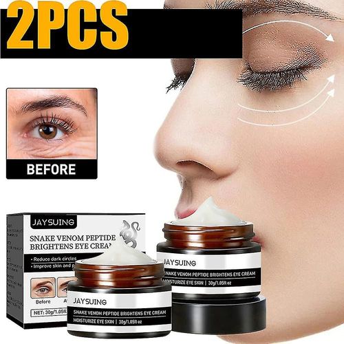 Crème Réparatrice Pour La Peau Des Yeux, Peptide De Venin De Serpent, Éclaircit Les Ridules, Poches Pour Les Yeux, Crème Hydratante Raffermissante, 30g, 2 Pièces, 1/2 Pièces 