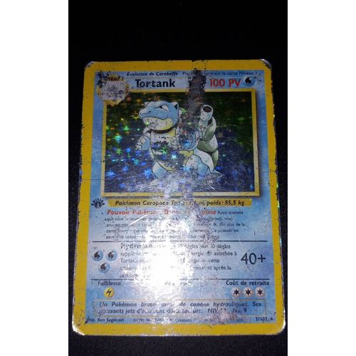 Premiere Edition - Carte Pokémon Tortank 2/102 Holo - 1999 Set De Base - Fr