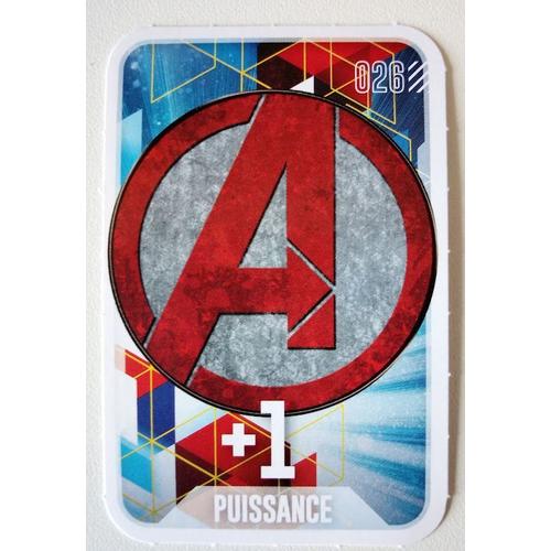 Carte Leclerc Marvel "Pars En Mission" Edition 2022 Avengers Puissance+1 N°26