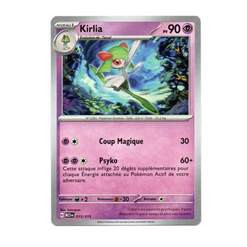 Carte Pokemon Kirlia 015/015 (Mc Do)