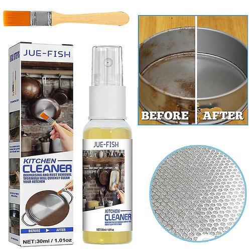 Spray nettoyant à graisse de cuisine, Agent de nettoyage pour cuisinière, Spray pour les taches d'huile de cuisine, 1/2 pièces