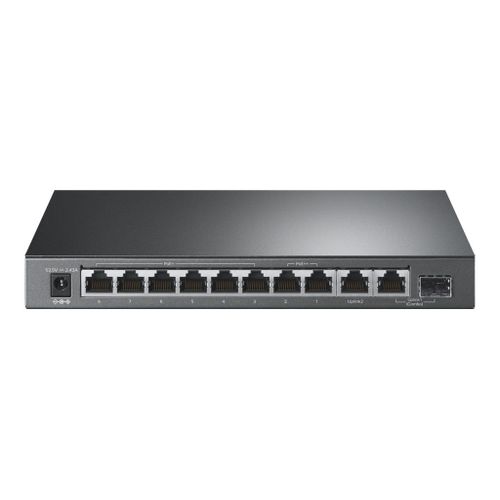 TP-Link TL-SG1210PP V1 - Commutateur - non géré - 2 x 10/100/1000 (PoE++) + 6 x 10/100/1000 (PoE+) + 1 x combo Gigabit SFP/RJ-45 (liaison montante) + 1 x 10/100/1000 (liaison montante) - de...