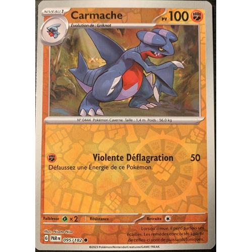 Carte Pokémon Carmache Reverse 095/182  Ev4 Ecarlate Et Violet Par Fr