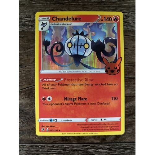 Pokemon Halloween 2022 Trick Or Trade Lugulabre Holo