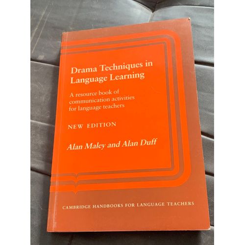 Drama Techniques In Language Learning 