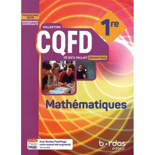 Mathématiques 1re Cqfd