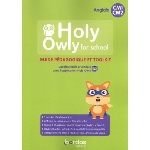Anglais Cm1-Cm2 Holy Owly For School - Guide Pédagogique Et Toolkit