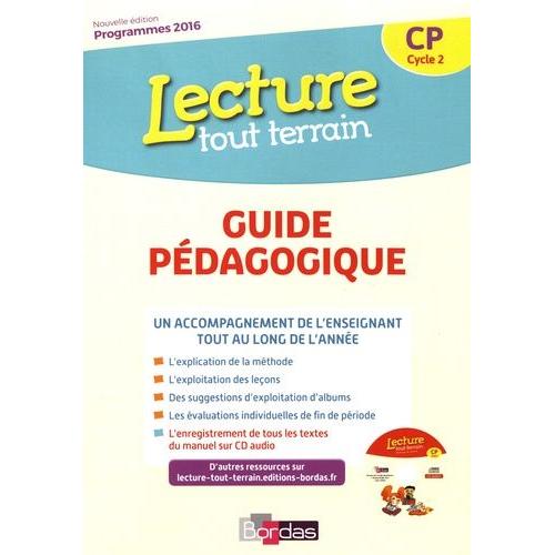 Lecture Tout Terrain Cp - Guide Pédagogique (1 Cd Audio)