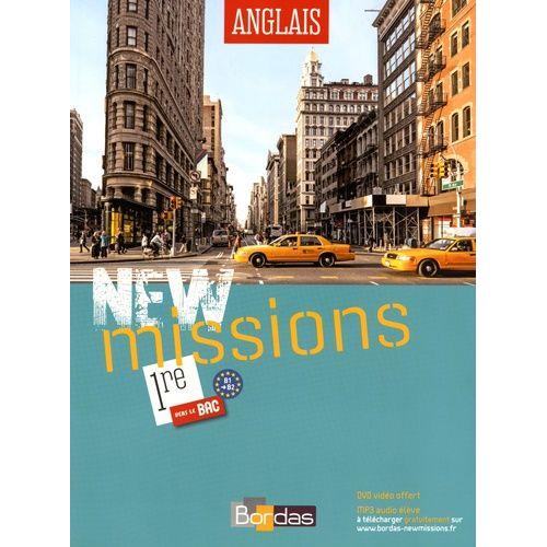 Anglais 1re B1-B2 New Missions - (1 Dvd)