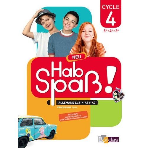 Allemand Cycle 4 Hab Spab ! Neu - Manuel Élève