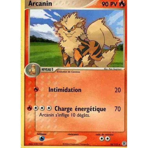 Arcanin - Rouge Feu/Vert Feuille - 18/112 - Vf - 90 Pv