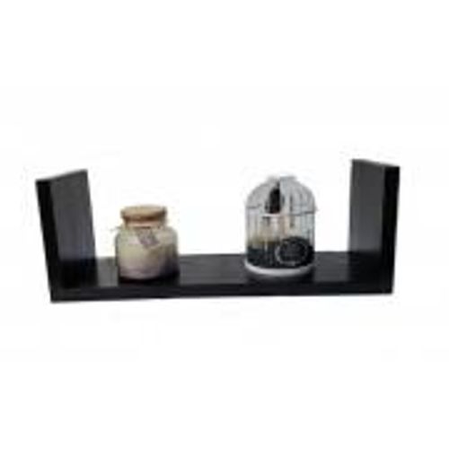 Etagère Murale Flottante Noire 60 Cm