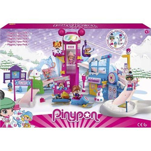 Coffret Pinypon La Station De Ski De Sport D'hivers + Accesoires - 1 Figurine - Mini Poupee - Des 4 Ans