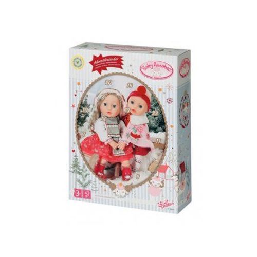 Calendrier De L'avent Noel 2022 Baby Annabell Poupee 43 Cm - Vetement, Accessoires Repas Et Soin - Set Jouet Fille Et Carte Tigre