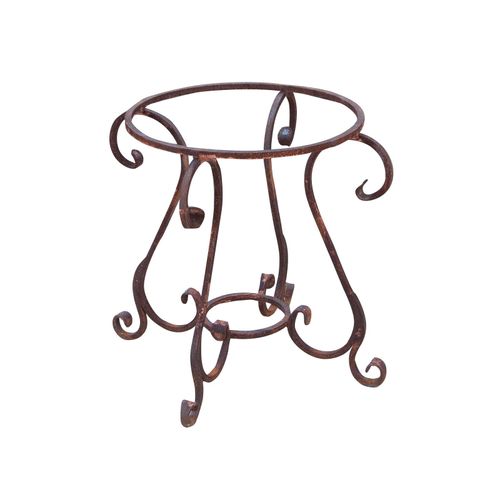 Table Ronde En Fer De 65x60 Cm De Diamètre