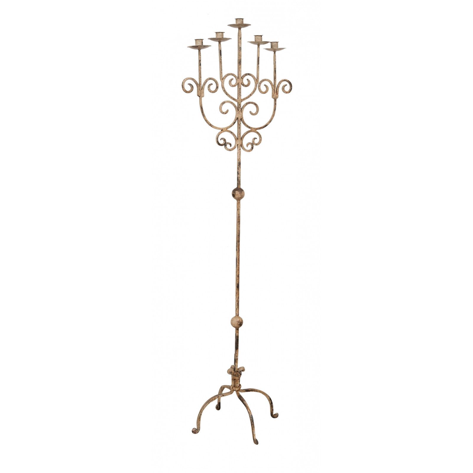 CHANDELIER EN FER FORGÉ