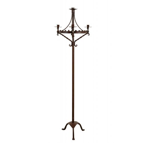 Lampadaire En Fer Forgé Fabriqué À La Main