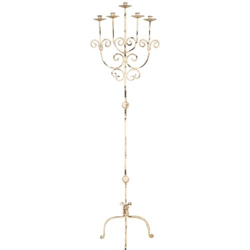 CHANDELIER EN FER FORGÉ