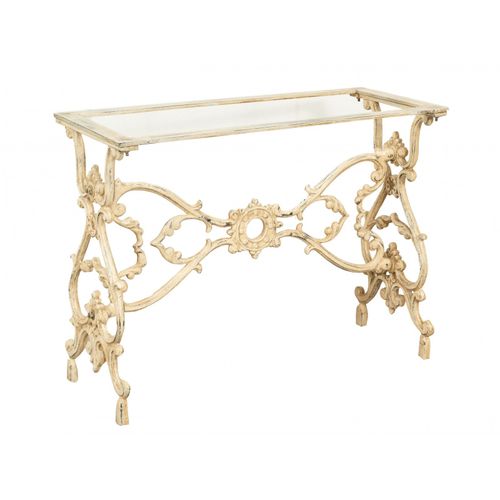 Base De Table En Fonte Avec Finition Antique