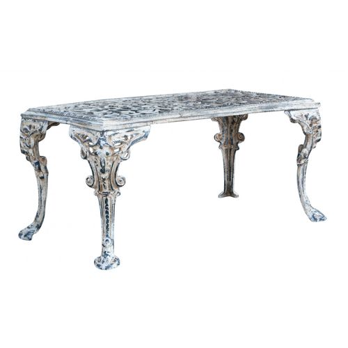 Table En Fonte Avec Finition Antique