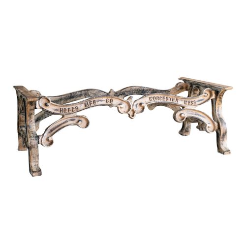 Base De Table En Fonte Avec Finition Antique
