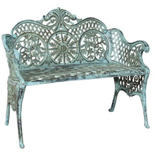 Banc En Fonte Liberty Avec Finition Antique