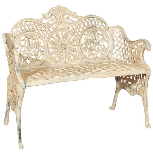 Banc En Fonte Liberty Avec Finition Antique