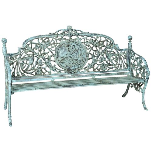 Banc En Fonte Liberty Avec Finition Antique