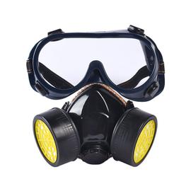 Respirateur masque a gaz reutilisable 2 filtre carbone rc203