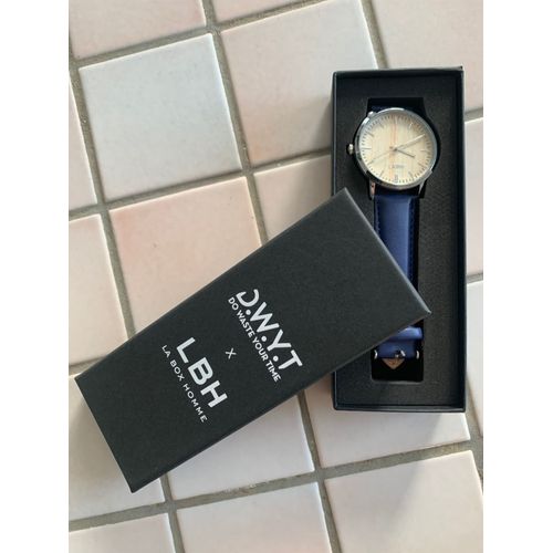 Montre D.W.Y.T Bois Et Cuir