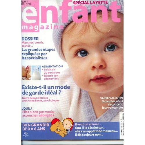 Enfant Magazine N° 319 : Spécial Layette
