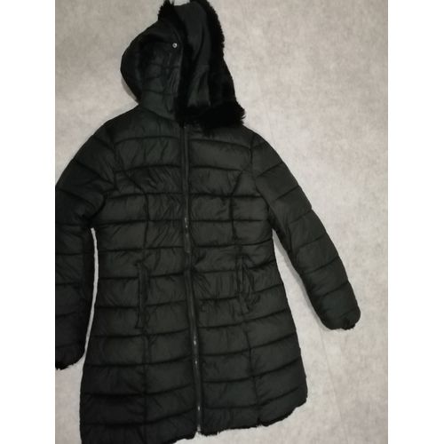 Manteau À Double Face Fausse Fourrure Femme